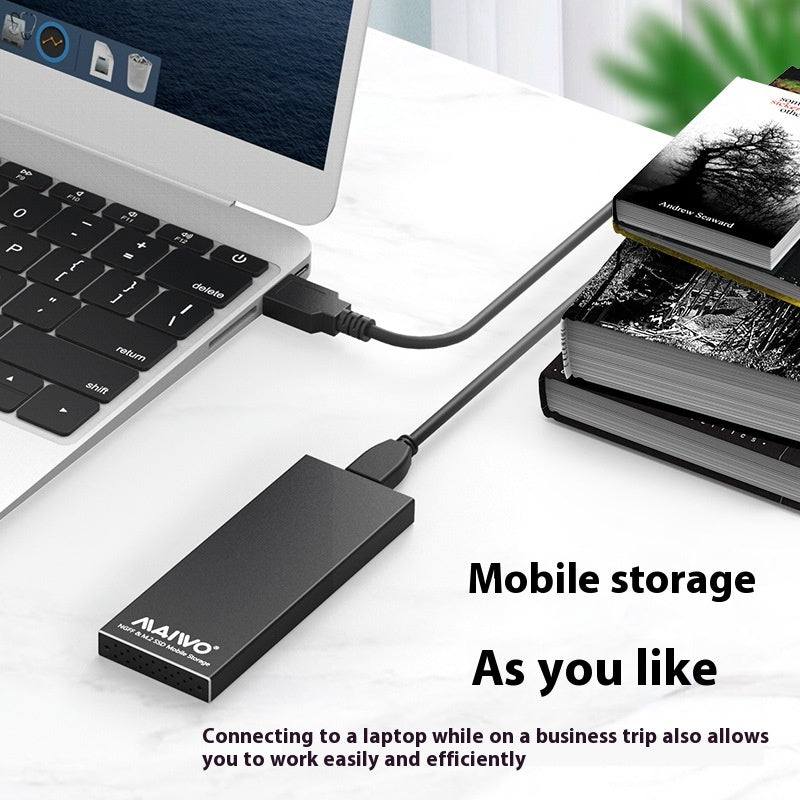 M.2 NGFF zu USB 3.0 SSD-Gehäuse aus Aluminium
