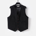 Corduroy-Gilet im Preppy-Stil für Herren