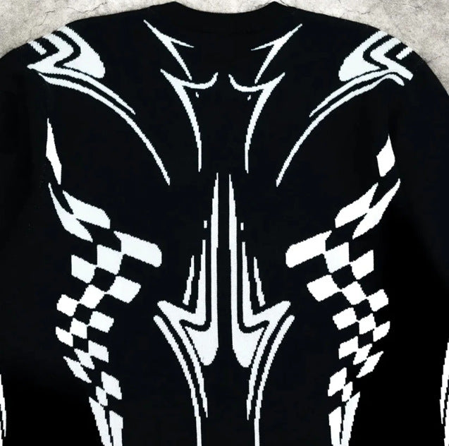 Locker sitzender Rundhals-Pullover