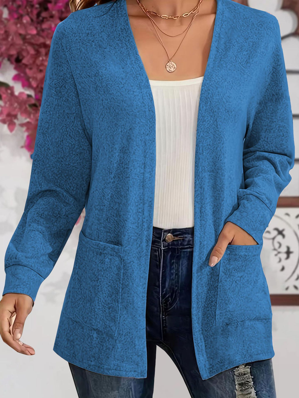 Leichter Cardigan mit Taschen