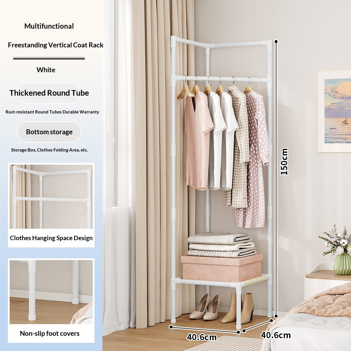 Doppelstöckiger Kleiderständer – Bild 2 | LuxeStyle