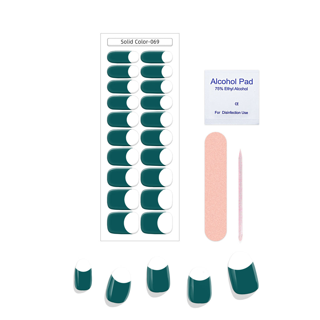 Französische Nagelsticker