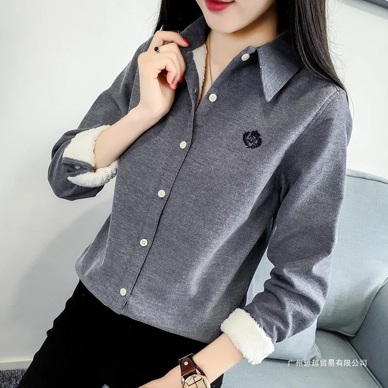 Besticktes Langarmshirt für Damen