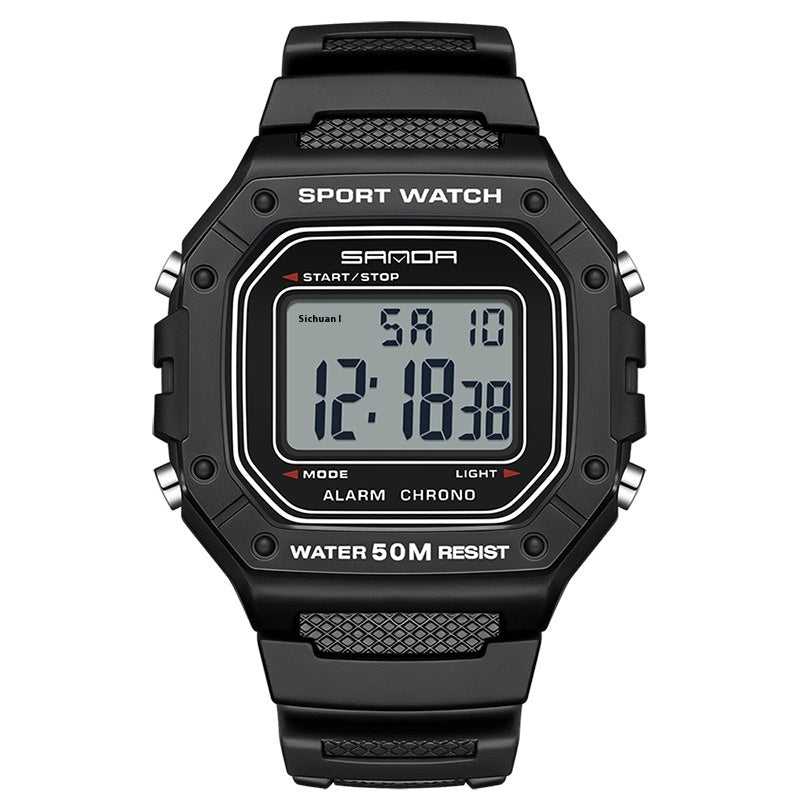 Wasserdichte Jugend-Digitaluhr mit Alarm – Ansicht 6