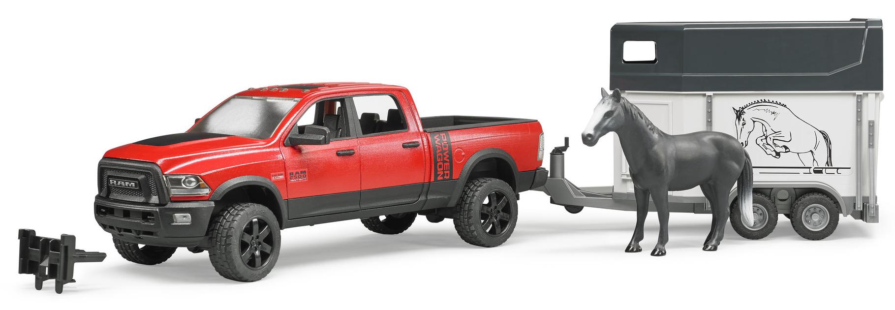 RAM 2500 Power Wagon mit Pferdeanhänger und 1 Pferd