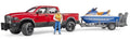 RAM 2500 Power Wagon mit Anhänger, Personal Water Craft u. Fahrer