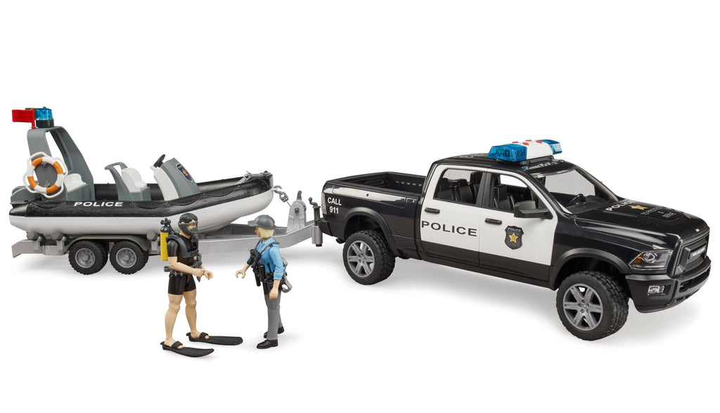 BRUDER RAM 2500 Polizei Pickup – Bild 1 | LuxeStyle
