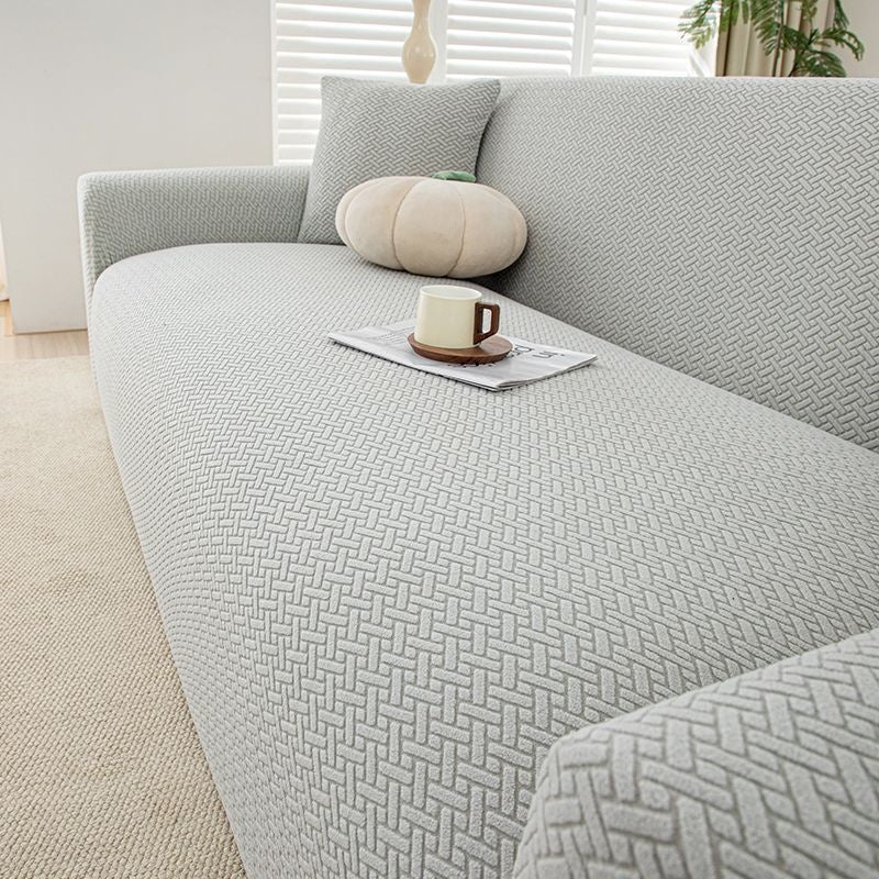 Katzenfreundlicher Sofa-Überzug gestreift