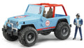 Jeep Cross Country Racer blau mit Rennfahrer