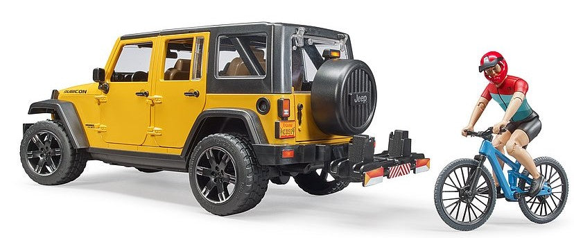 Jeep Wrangler Rubicon Unlimited mit Mountainbike und Radfahrer – Bild 2 | LuxeStyle