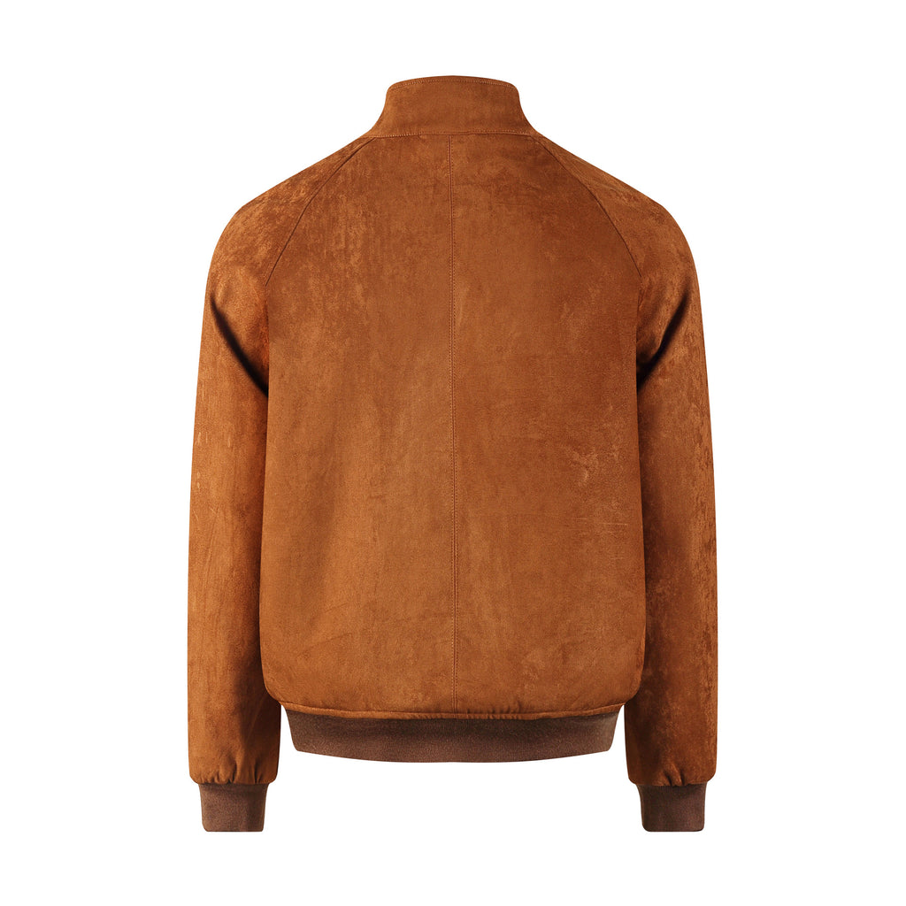 Herren Lederjacke mit Stehkragen
