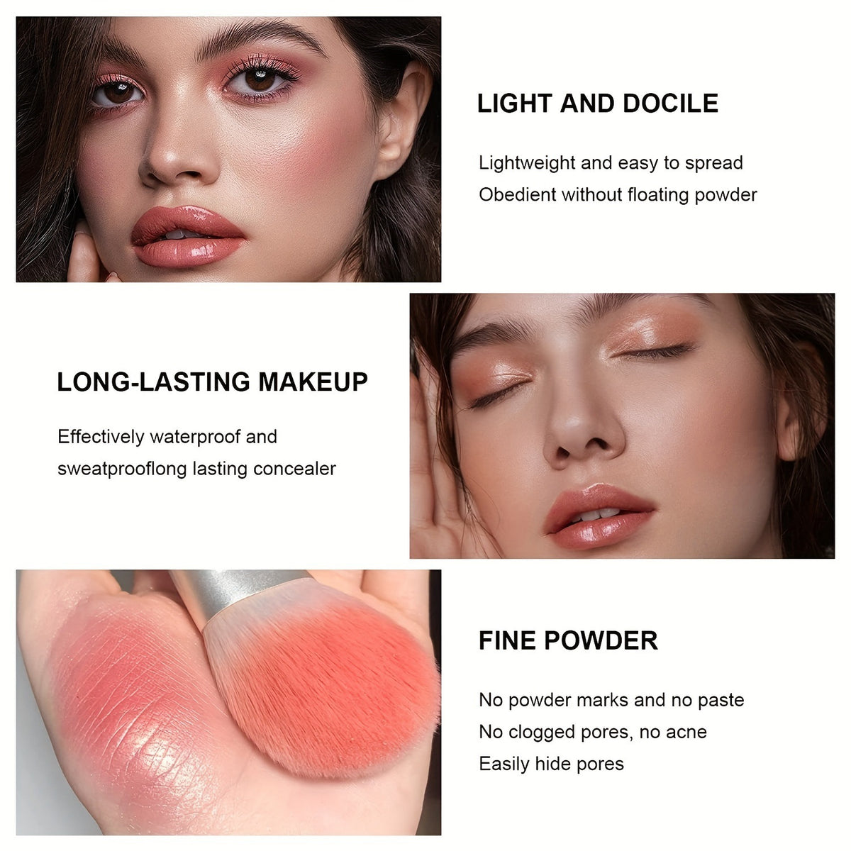 12-Farben-Blusher-Palette Matt, Schimmer & Creme – Bild 8 | LuxeStyle