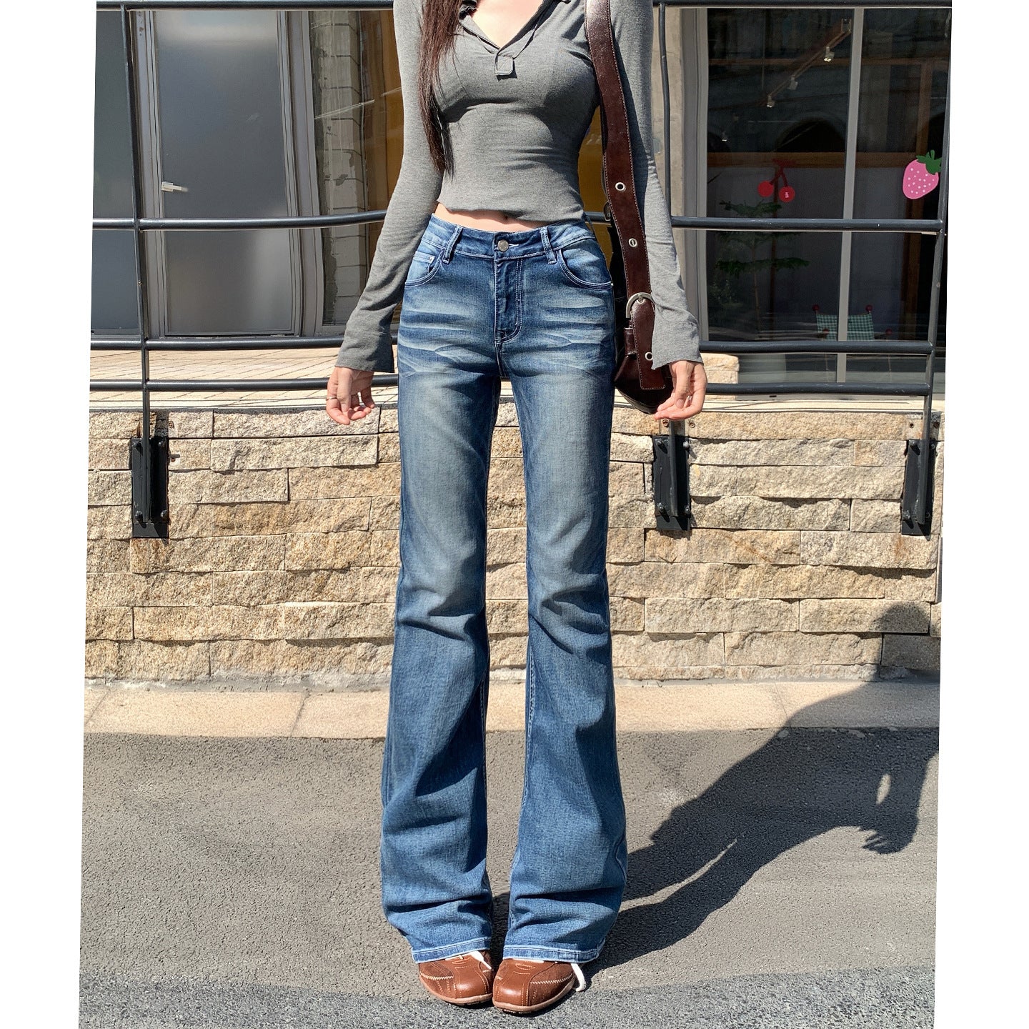 Vintage Jeans, schlank, Low-rise
