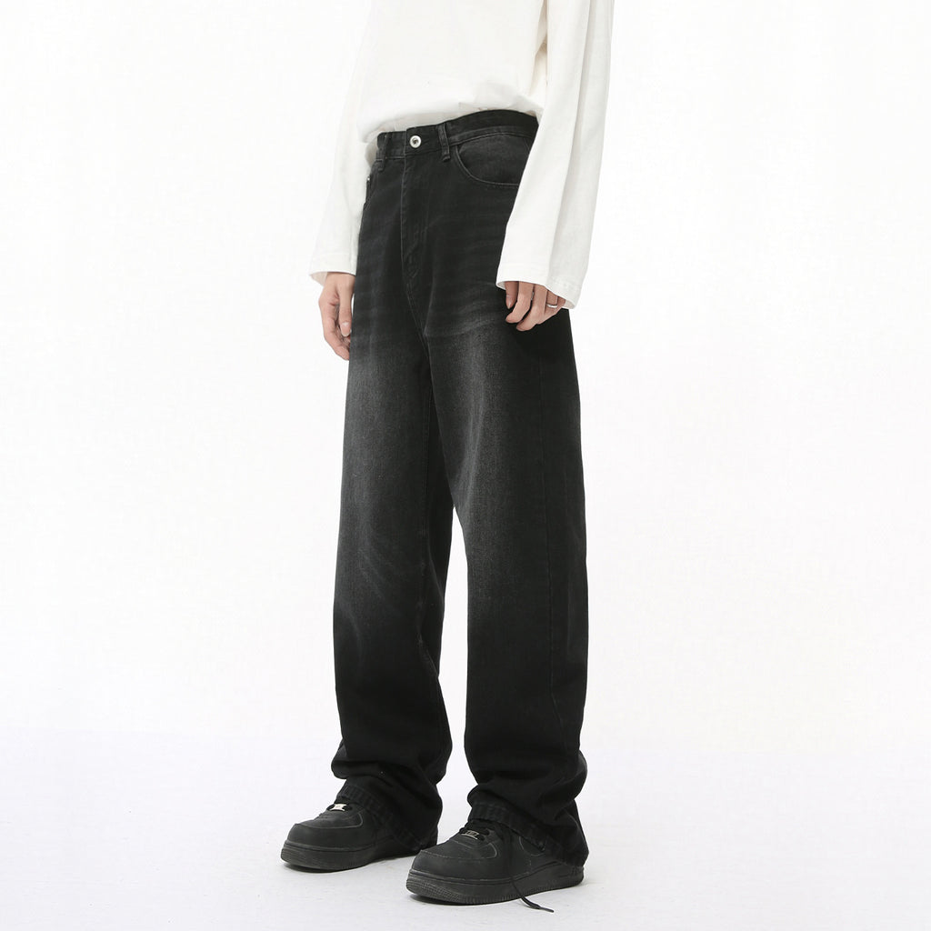 Herren Loose Fit Straight Jeans