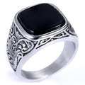 Türkis-Ring im schlichten Design