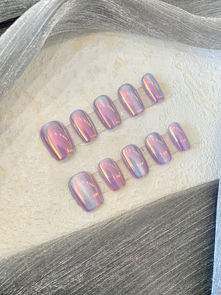 Lila Nagelsticker