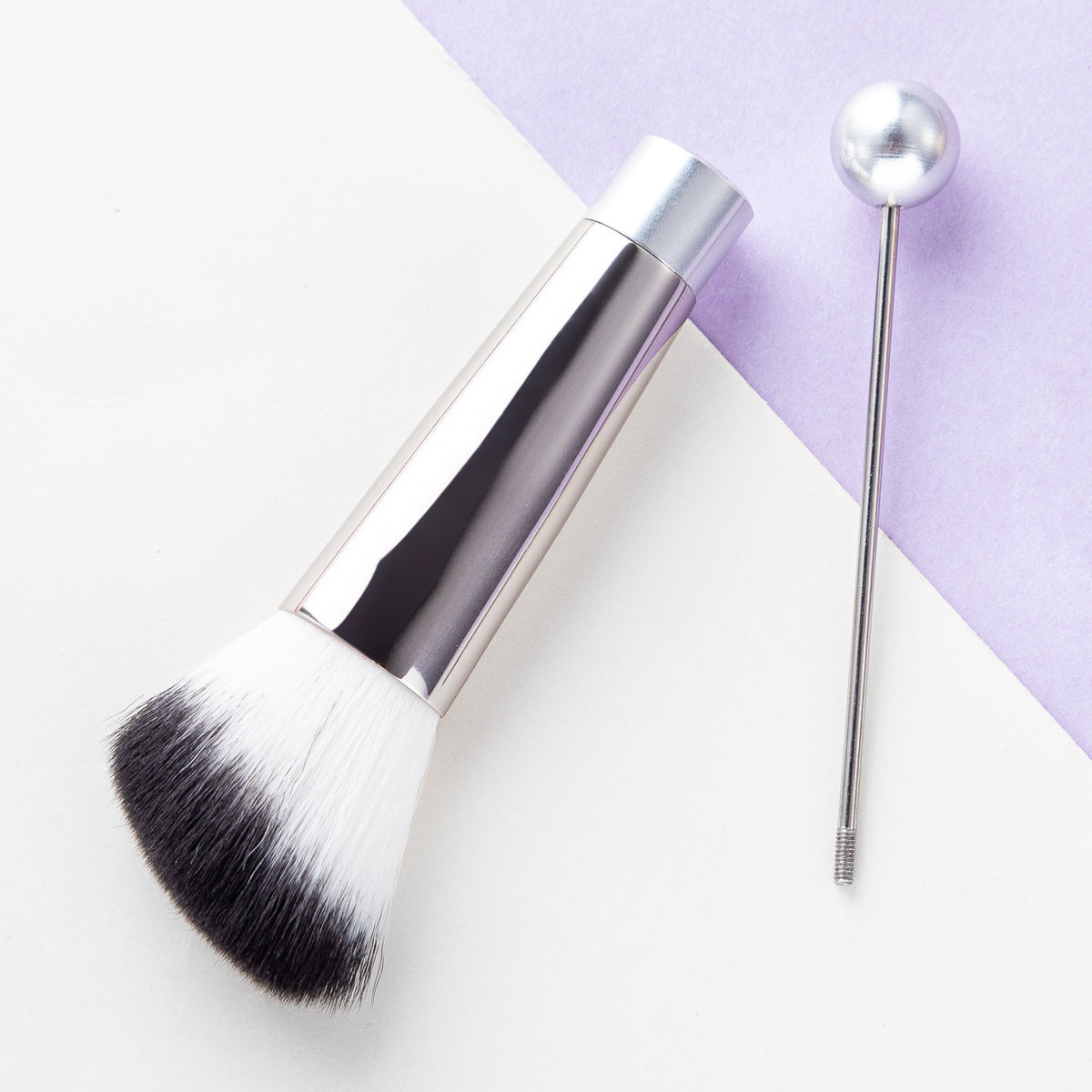 5-teiliges Make-up Pinselset mit Metallgriff – Bild 4 | LuxeStyle