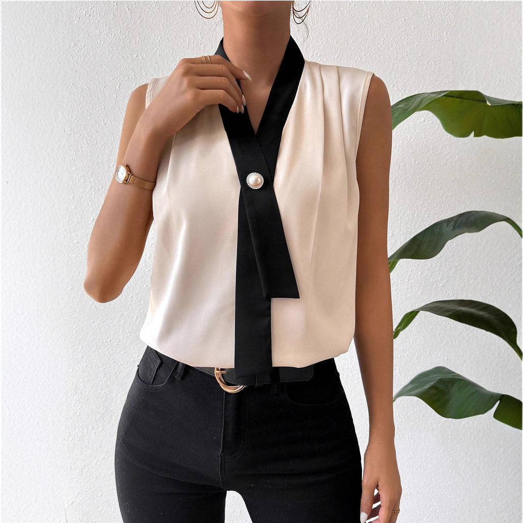 Ärmelloses Top mit Schnürung – Bild 4 | LuxeStyle