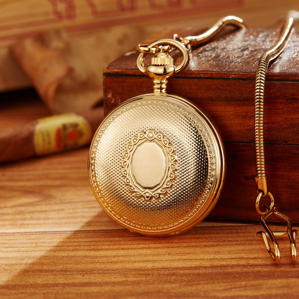 Mechanische Taschenuhr mit Klappdeckel