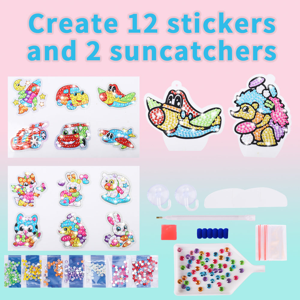 5D Laser Diamant Sticker für Kinder