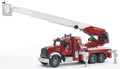 MACK Granite Feuerwehr mit Drehleiter, Wasserpumpe + L&S Module