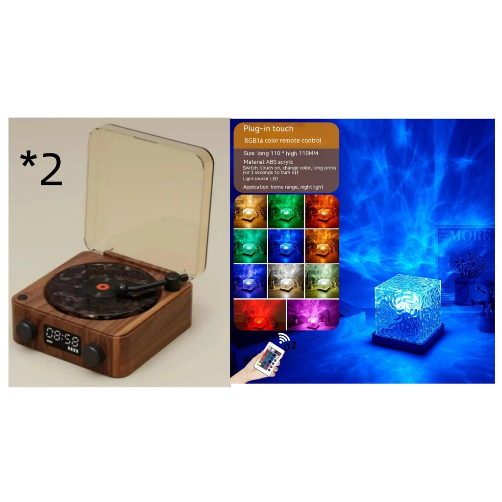 Retro Plattenspieler Bluetooth Lautsprecher