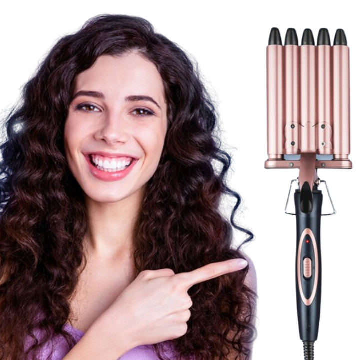 Fünffach-Wellen-Curler für Egg-Roll-Frisuren – Bild 8 | LuxeStyle