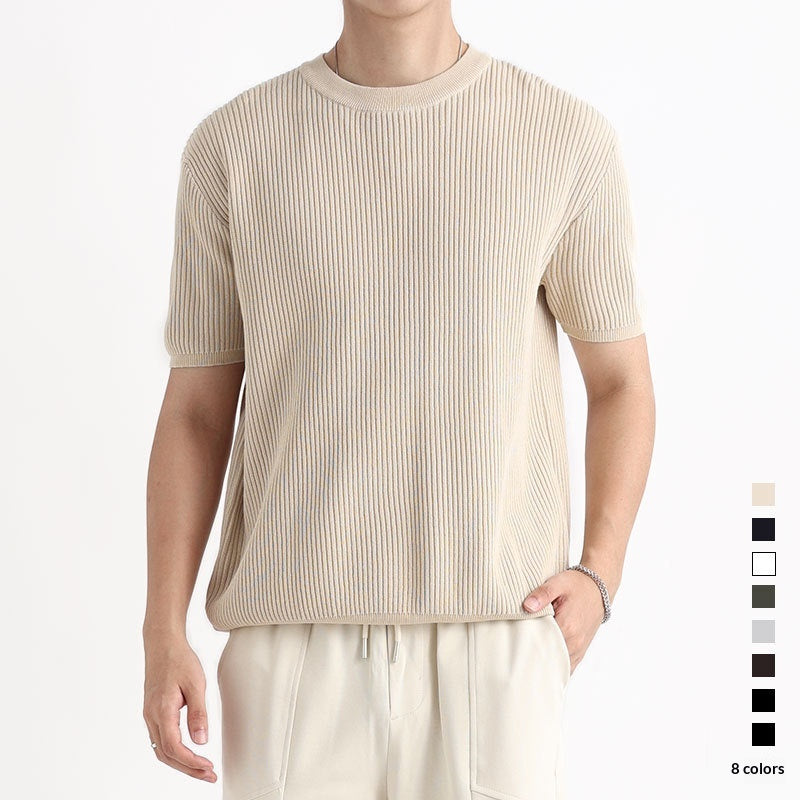 Casual Rundhals-Shirt für Herren