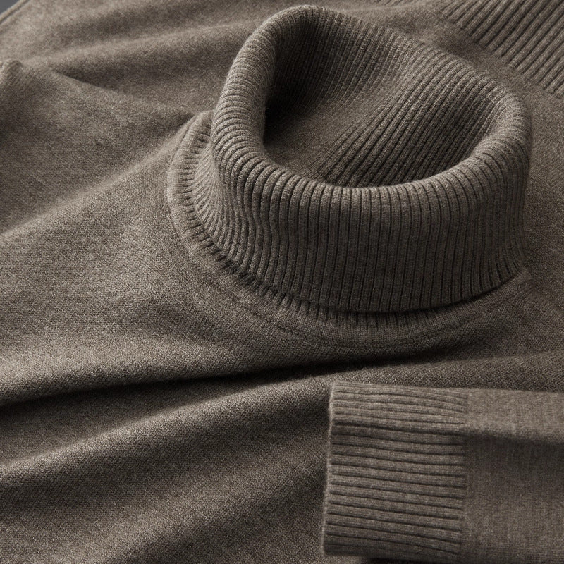 Hautfreundlicher Bequem und warmer Herren-Turtleneck-Pullover