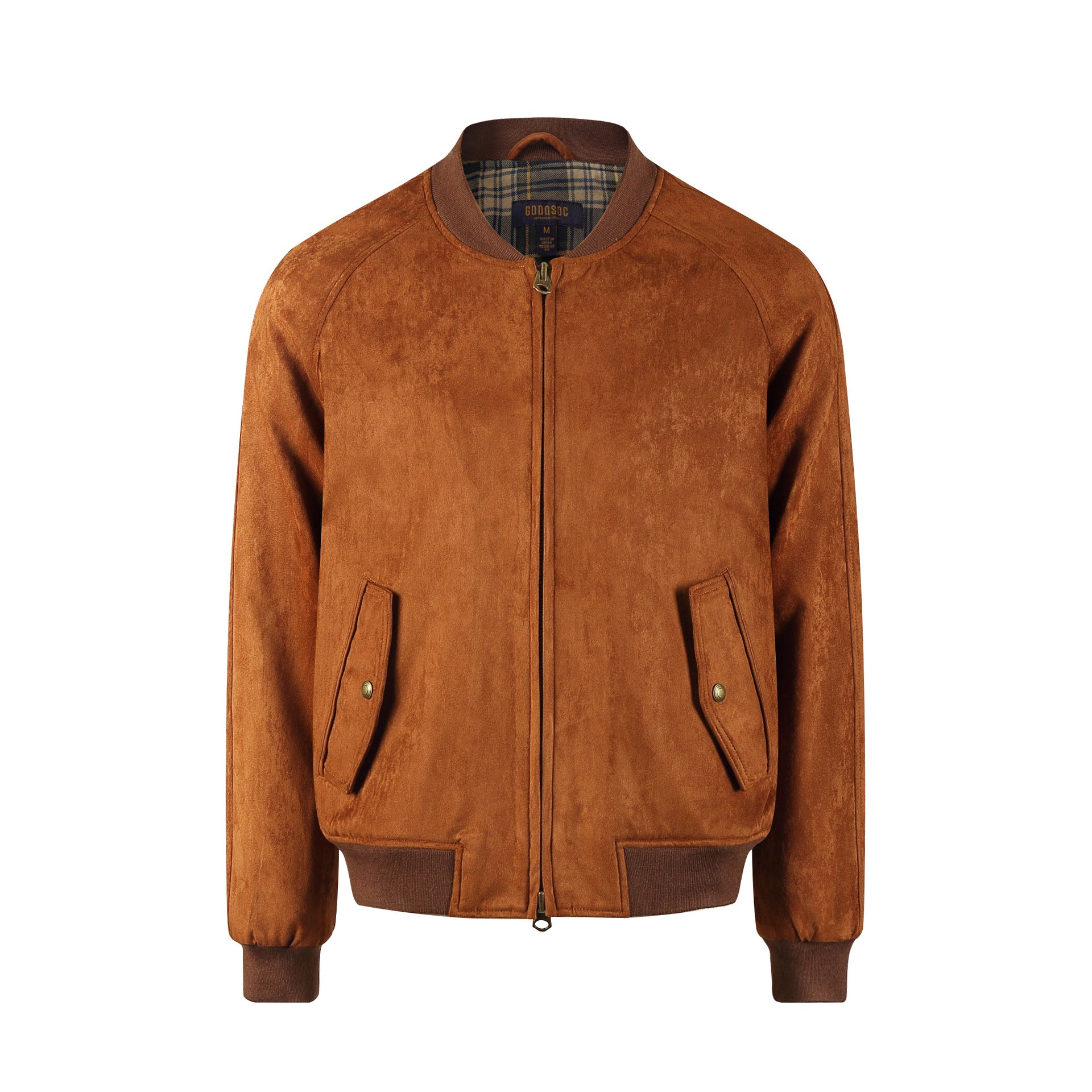 Herren Lederjacke mit Stehkragen
