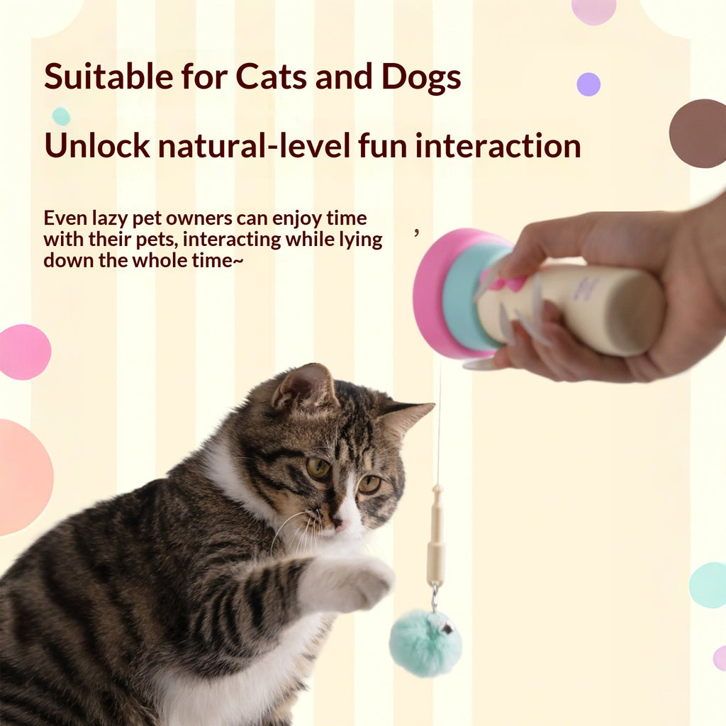 Elektrisches Katzenspielzeug mit Ein-Knopf-Start