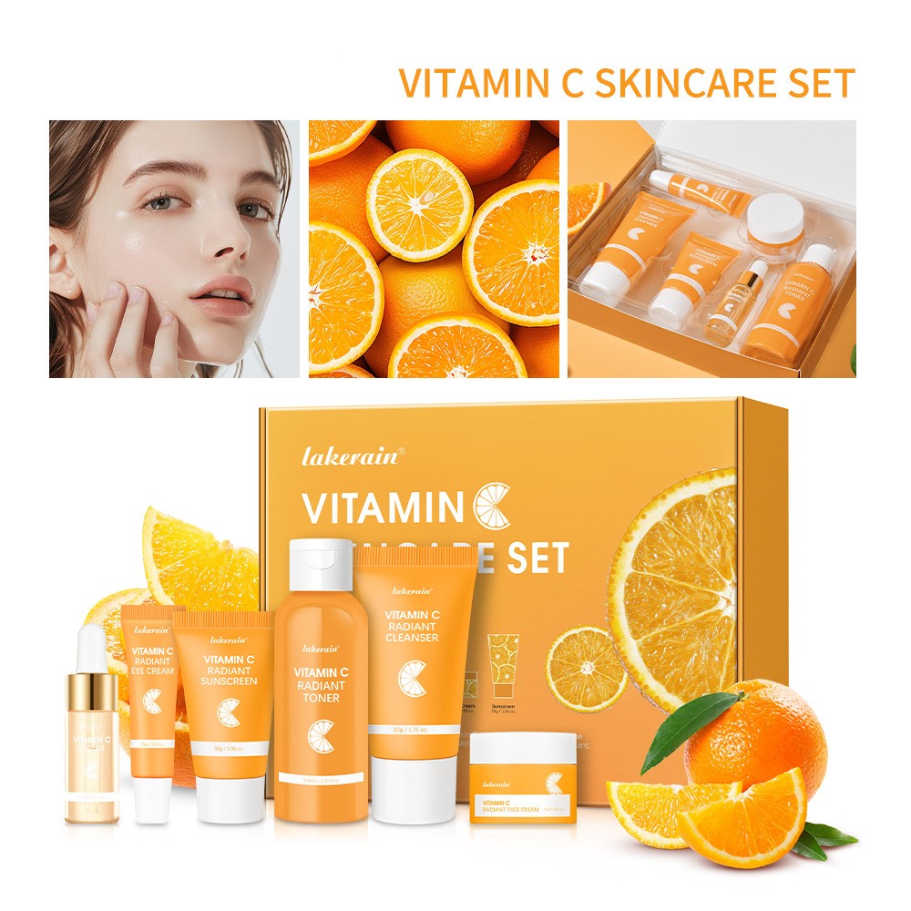 Lakerain Vitamin C Gesichtspflege-Set (6-teilig) – Bild 4 | LuxeStyle