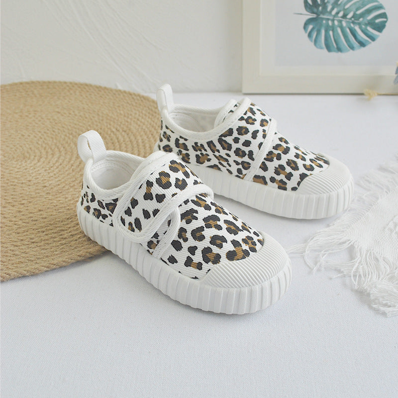 Kinder Casual Einzelschuhe mit weicher Sohle und Klett | LuxeStyle