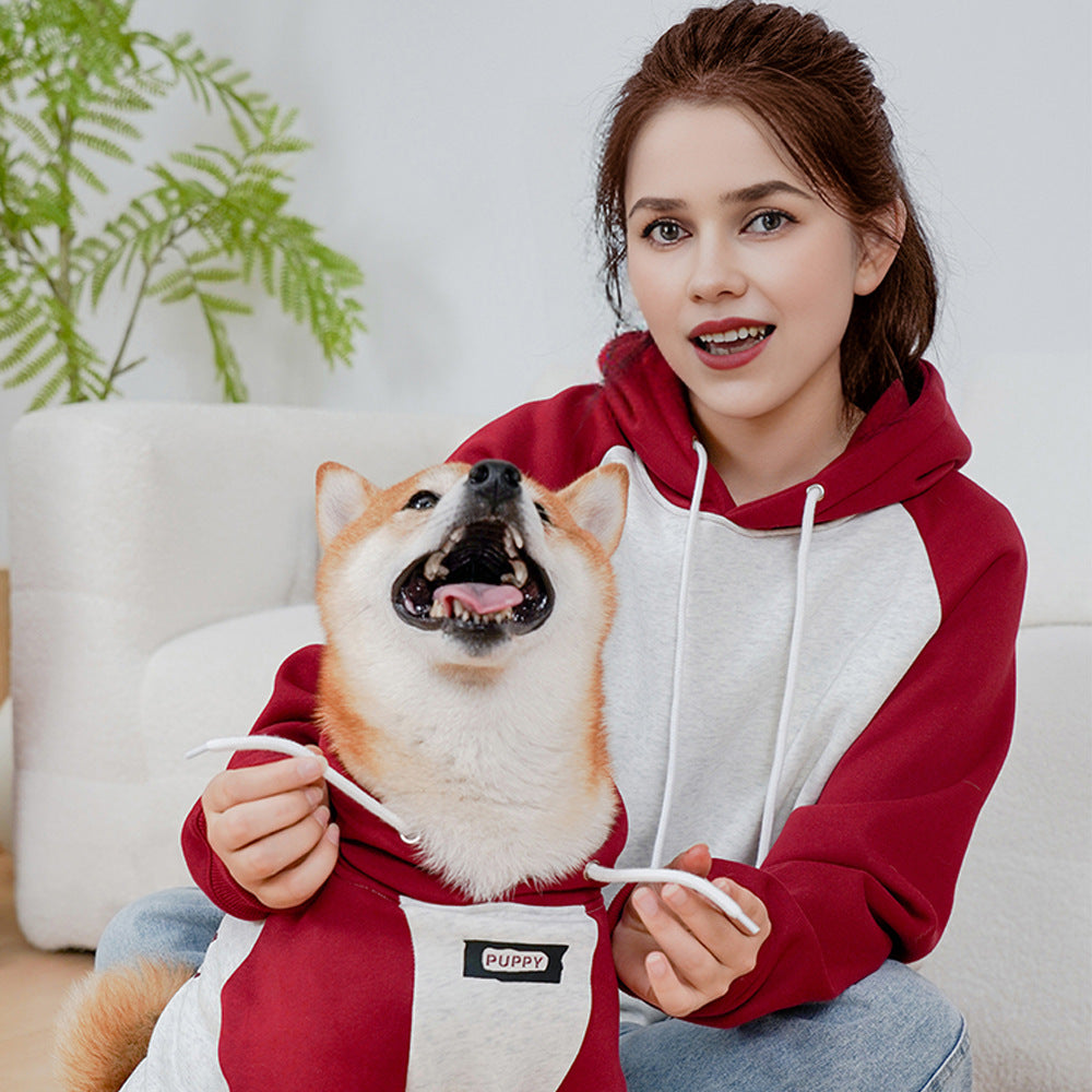 Hunde-Hoodie mit Buchstabenmuster – Bild 2 | LuxeStyle