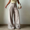 Weite Hose mit hohem Bund