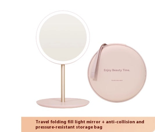 Portables LED-Makeup-Spiegelset