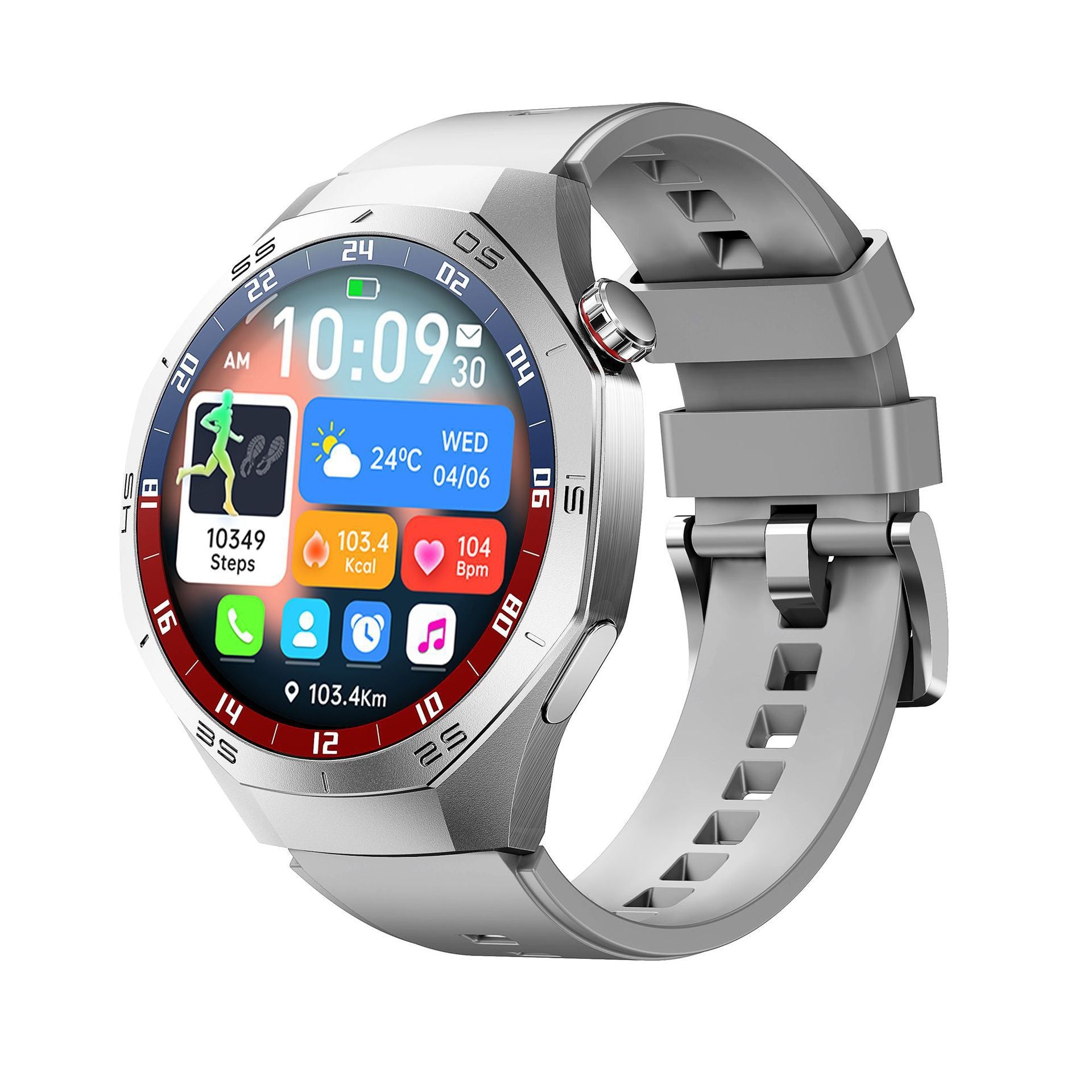 Smartwatch mit Bluetooth-Telefonie und Kamera