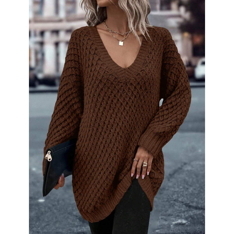Legerer Pullover mit extra-langen Ärmeln – Ansicht 7