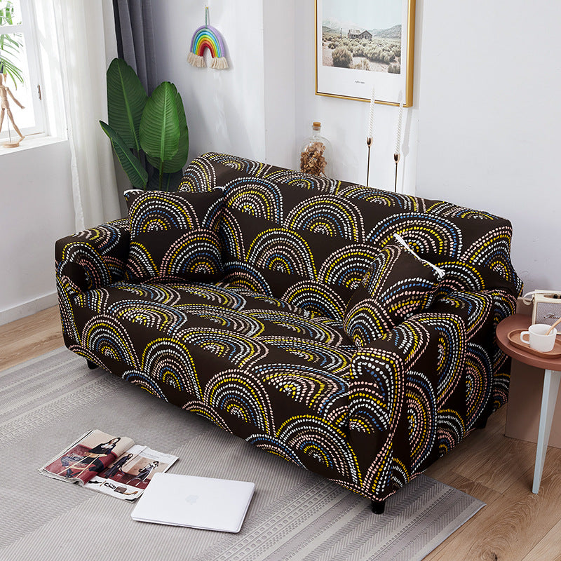 Gedruckter Multifunktioneller Strick Dehnbarer Sofa-Bett-Bezug