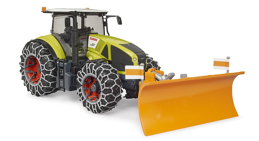 Claas Axion 950 mit Räumschild