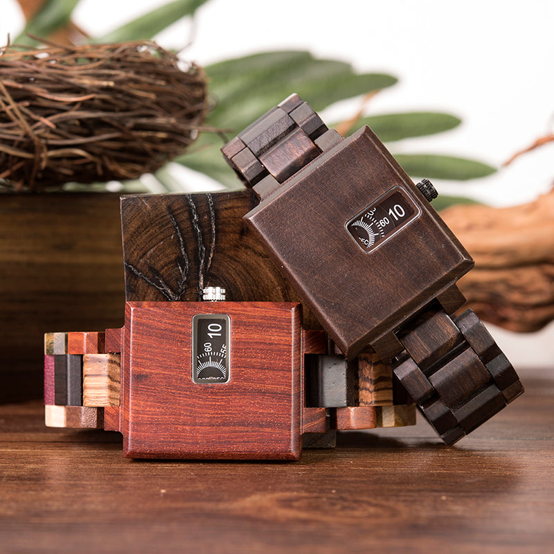 Holzarmbanduhr für Herren | LuxeStyle