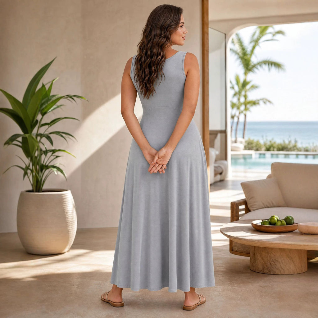 Lange, lässige Sundress
