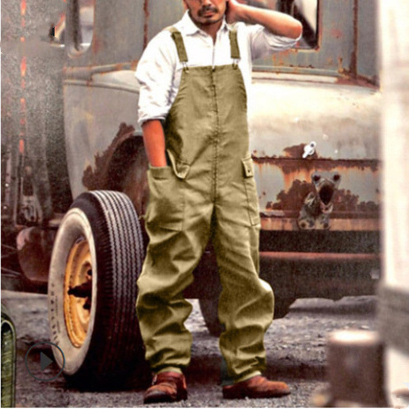Loose Fit Baumwoll-Overall für Herren