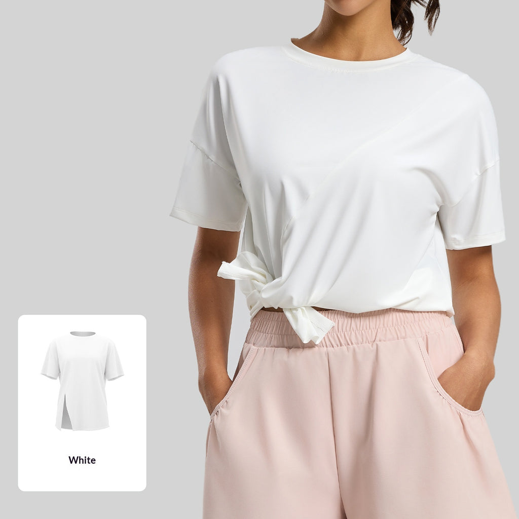 Loose-Fit Tunic mit kurzen Ärmeln