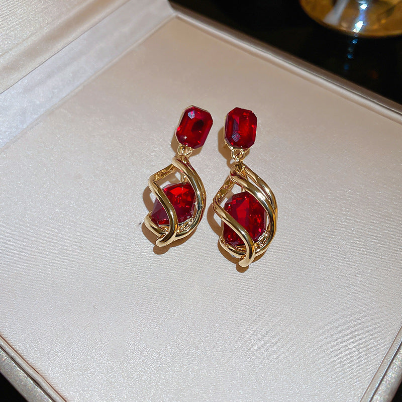 Französische Vintage Premium Ohrstecker – Ansicht 2