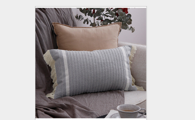 Kissenhülle Baumwolle Gestreift 30x50cm | LuxeStyle