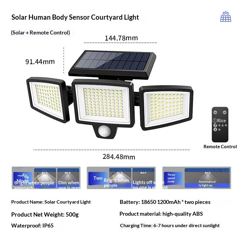 Solar-Wandlampe mit Bewegungssensor – Bild 2 | LuxeStyle