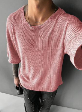 Langarmpullover mit V-Ausschnitt – Bild 11 | LuxeStyle