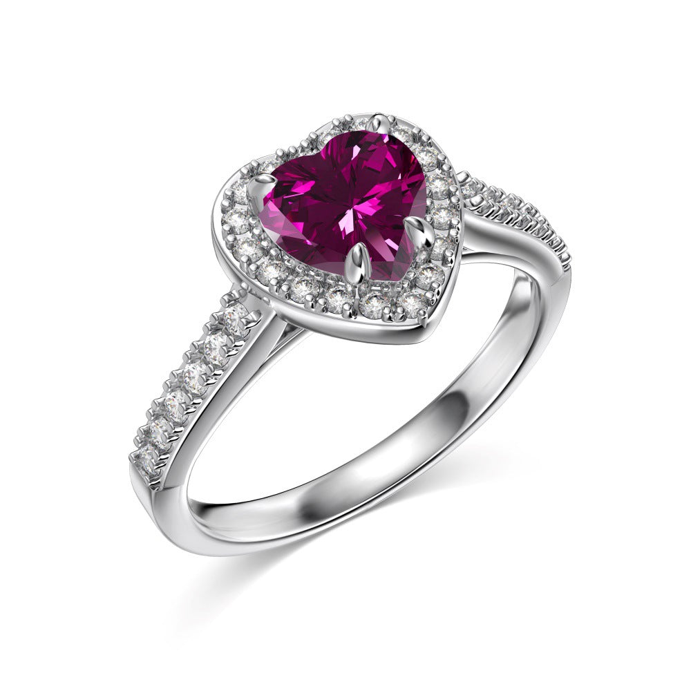 Sternzeichen Ring mit bunten Zirkonia aus Silber – Bild 2 | LuxeStyle