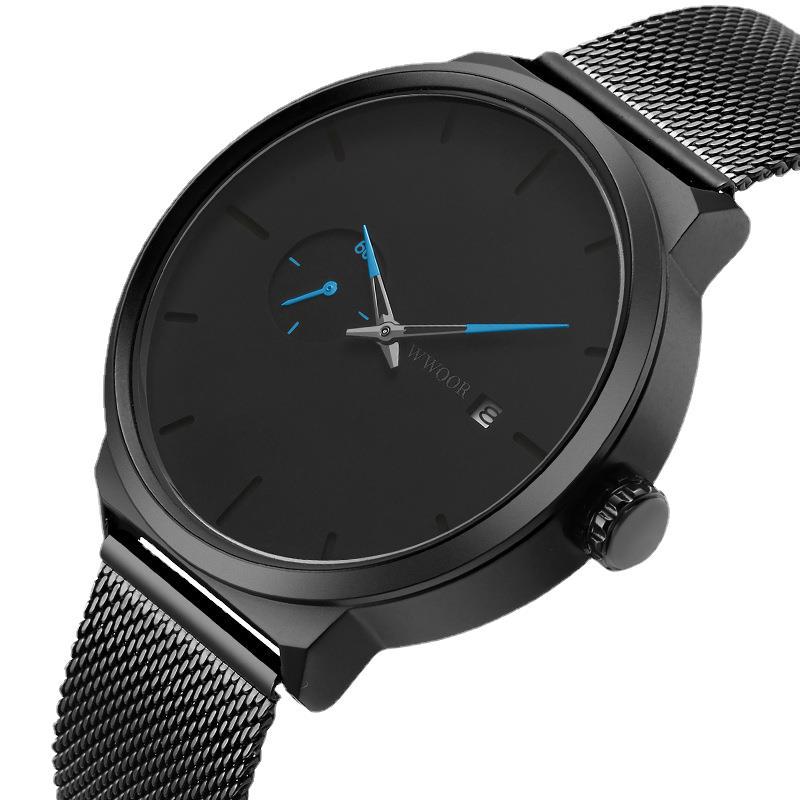 Herren- Quarzuhr mit Milanaise-Armband | LuxeStyle